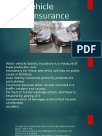 Motor Vehicle Liability Insurance
