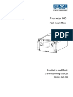 Prometer 100 (Rack-Mount Meter) Installation and Basic Commissioning Gui...