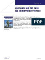 Technical Guidance on the Safe Use of Linfting Equipment Offshore