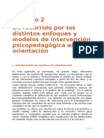 Capítulo 2 Un Recorrido Por Los Distintos Enfoques y Modelos de Intervención Psicopedagógica en Orientación