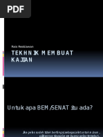 Tekhnik Membuat Kajian