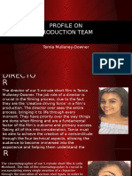 Profile On Production Team