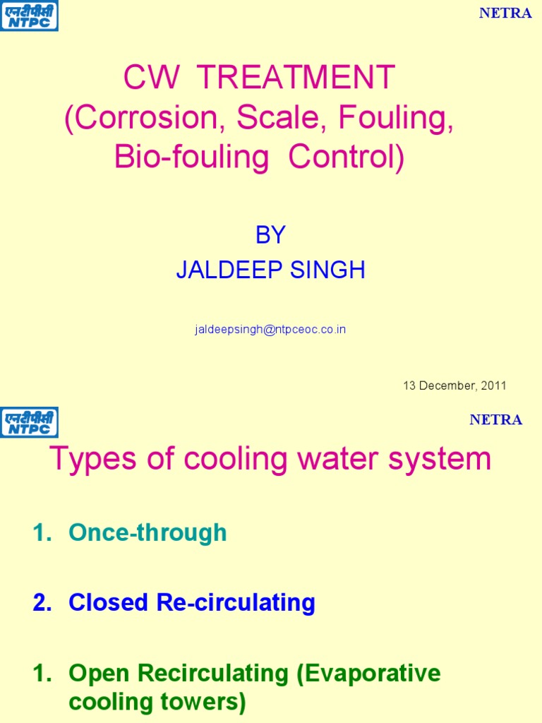 Cooling Water Treatment Strategies | PDF | Corrosion | Biofilm