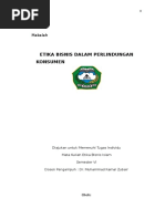 Download Makalah Etika Bisnis Dalam Perlindungan Konsumen  by Muthmainnah Mansyur SN349193450 doc pdf