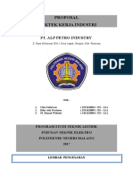 Proposal PKL Di PT. Alp Petro Industry