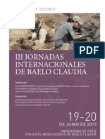 IIIas Jornadas internacionales de Baelo Claudia