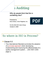 Process Approach To Internal Auditing