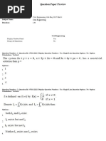 Question Paper Preview: Civil Engineering 11th May 2017 Shift 1