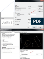 AutoCAD Text, Dimension and Leader Style Settings