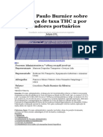 Voto de Paulo Burnier Sobre Cobrança de Taxa THC 2 Por Operadores Portuários