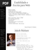 Aula07 Usabilidade Escrevendo Web