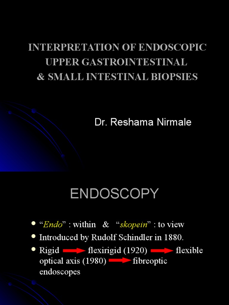 Final Interpretation of Endoscopic Gastrointestinal Biopsy Stomach