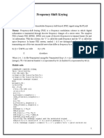 Frequency Shift Keying