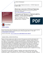 Transcultural Factors in Hypnotizability Scales