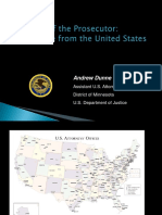 Andrew Dunne: Assistant U.S. Attorney District of Minnesota U.S. Department of Justice