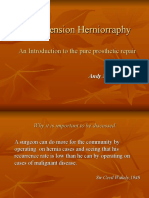 Free Tension Hernioraphy