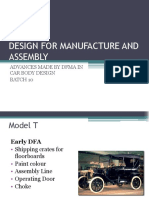 Design For Manufacture and Assembly