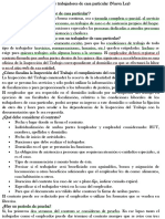 Trabajadoras y Trabajadores de Casa Particular