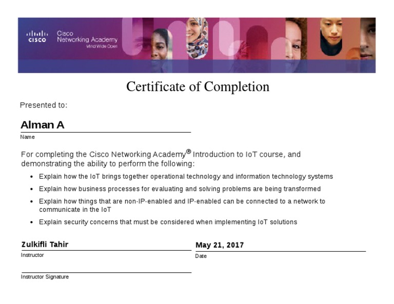 Cisco Certificate | PDF
