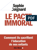 Le Pacte Immoral - Sophie Coignard