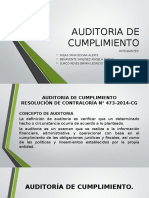 Auditoria de Cumplimiento..