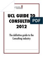 UCL Guide To Consulting 2012