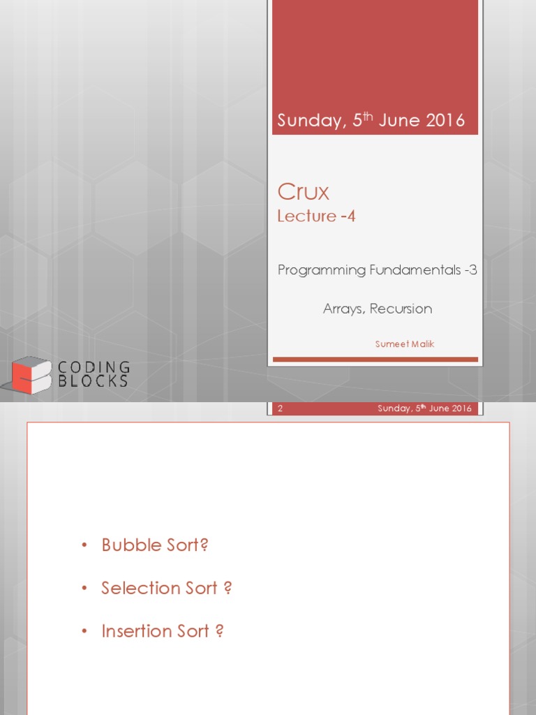 Programming Fundamentals | PDF