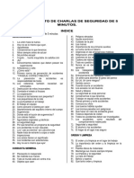 Cartilla de 190 Charlas de 5 Minutos