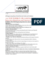 100 TOP ENERGY OIL GAS Engineering Interview Questions and Answers PDF