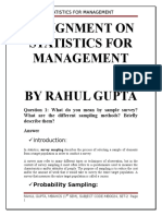 22804161-Assignment-on-Statistics-for-Management.doc