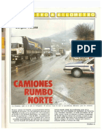 Revista Tráfico - nº 43 - Abril de 1989. Reportaje Kilómetro y kilómetro: Burgos-Tolosa (N-I). Camiones rumbo norte