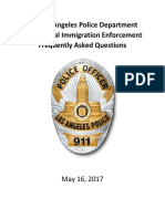 LAPD's Role in Immigration Enforcement and FAQs