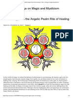 On Theurgy and The Angelic Psalm Rite of Healing - Frater S - Musings On Magic and Mysticism