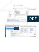 Tutorial Objeto Usuario