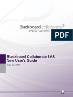 Blackboard Collaborate SAS New User's Guide