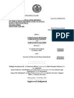 Martin McGartland - and - Secretary of State For The Home Department (AKA Theresa May) & MI5 Court of Appeal Judgment Dated 14 July 2015