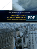 Dinâmica Populacional e A Agenda Ambiental Brasileira