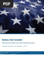 Download Better Not Smaller What Americans Want From Their Federal Government by Center for American Progress SN34925728 doc pdf