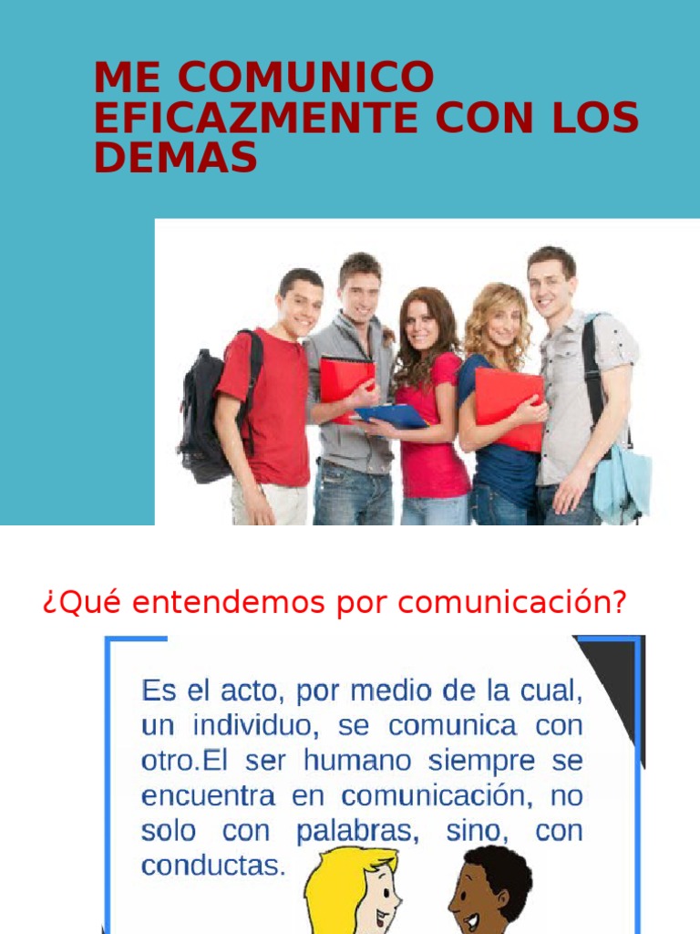 Me Comunico Eficazmente Sesion 3 | PDF