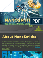 Nanosmiths-Top Nanotechnology Company India