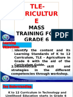 Tle-Agricultur E: Mass Training For Grade 6