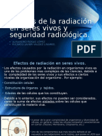 Efectos de La Radiación en Seres Vivos