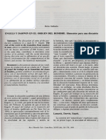 LIBRO Gallardo, Helio - Engels y Darwin en El Origen Del Hombre. Elementos para Una Discusión