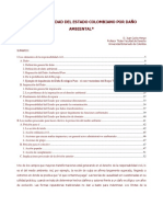 Responsabilidad Del Estado Colombiano Por Daño Ambiental