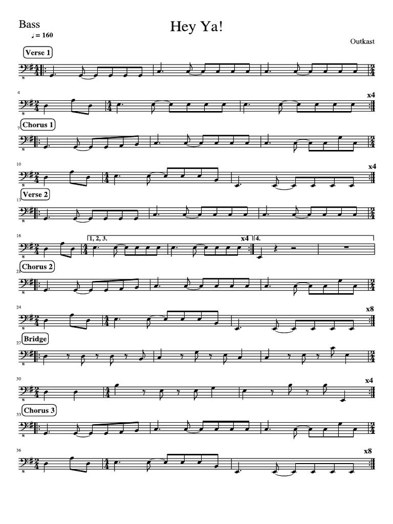 Hey_Ya! Outkast Bass