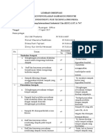 LEMBAR OBSERVASI Perilaku