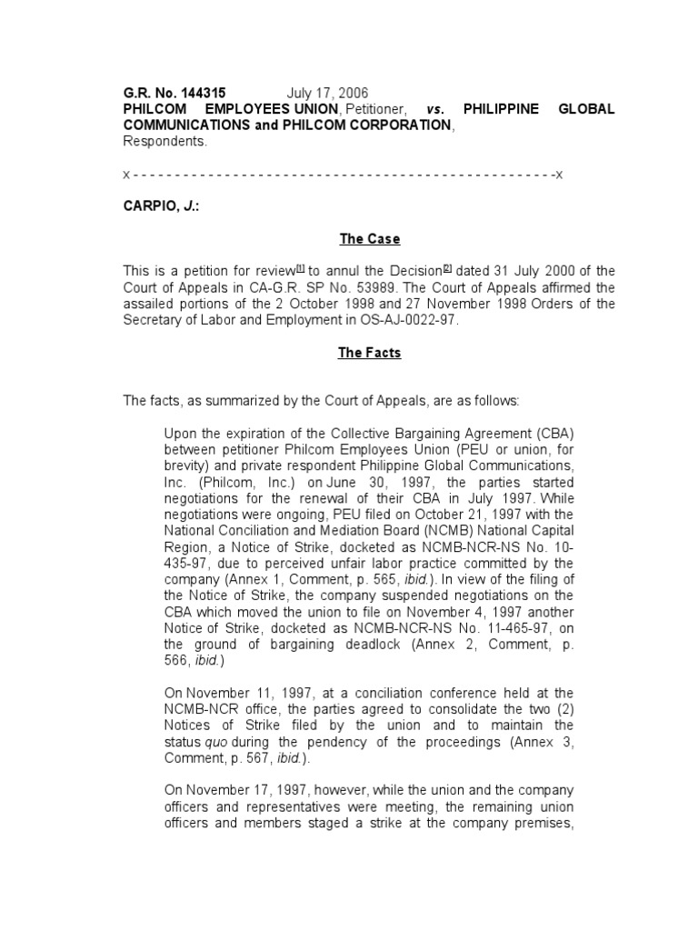 Labor Case For Print 5.22 | PDF | Strike Action | Unfair Labor Practice