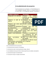 Fases de La Administración de Proyectos