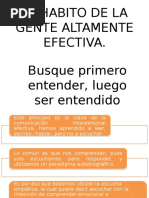 5° Habito de La Gente Altamente Efectiva
