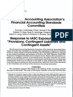 American Accounting Association's Financiai Accounting Standards Committee